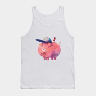 Sneaky Pig Tank Top